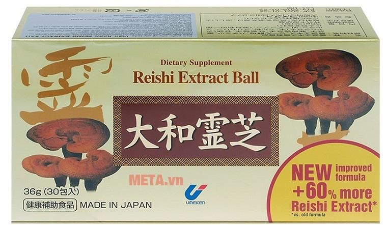 Reshi Extract Ball ổn định huyết áp, bổ gan, tăng hệ miễn dịch